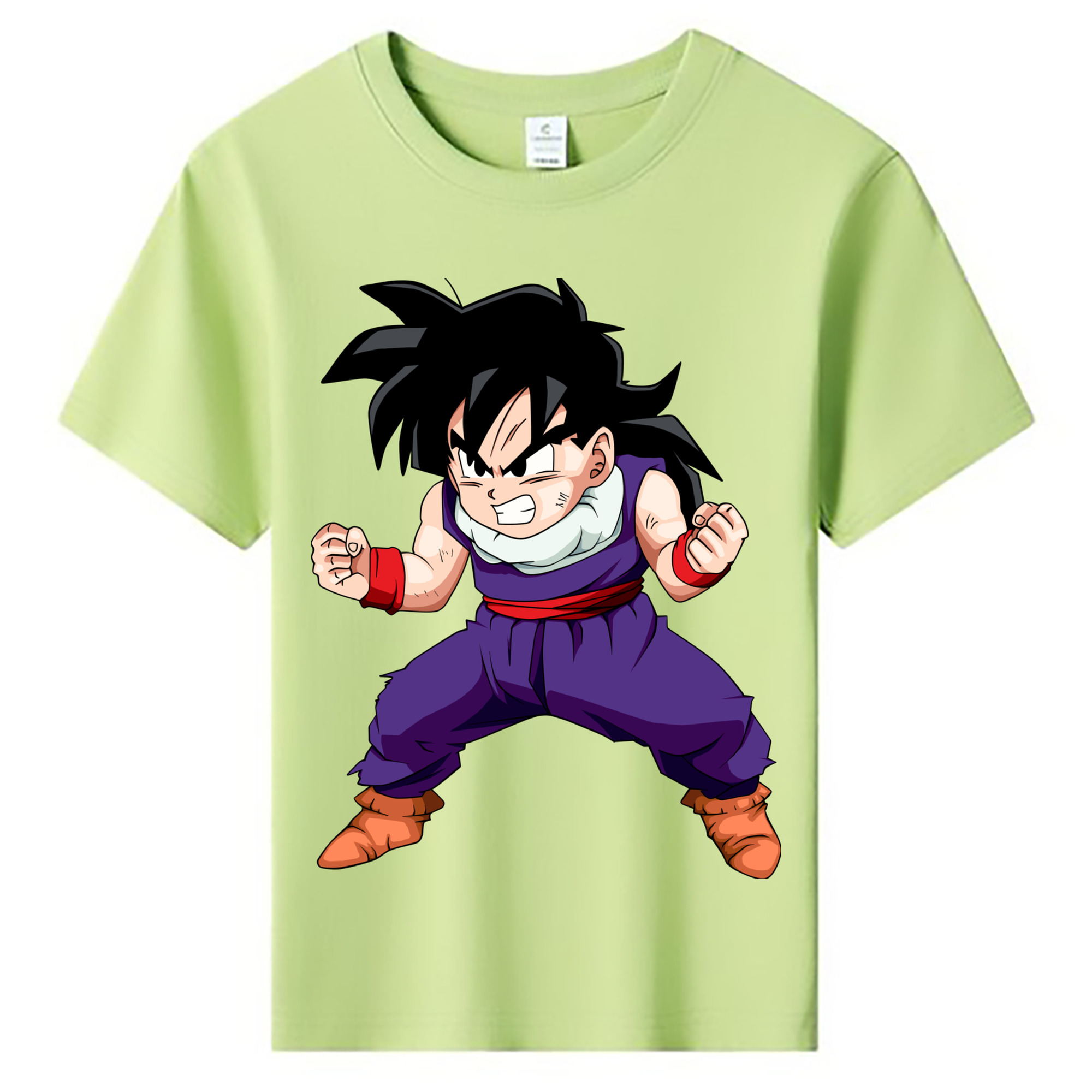 （画像用） ドラゴンボール 孫 悟飯（そんごはん）DRAGON BALL Son Gohan 綿100％キッズTシャツ（フロントプリント）